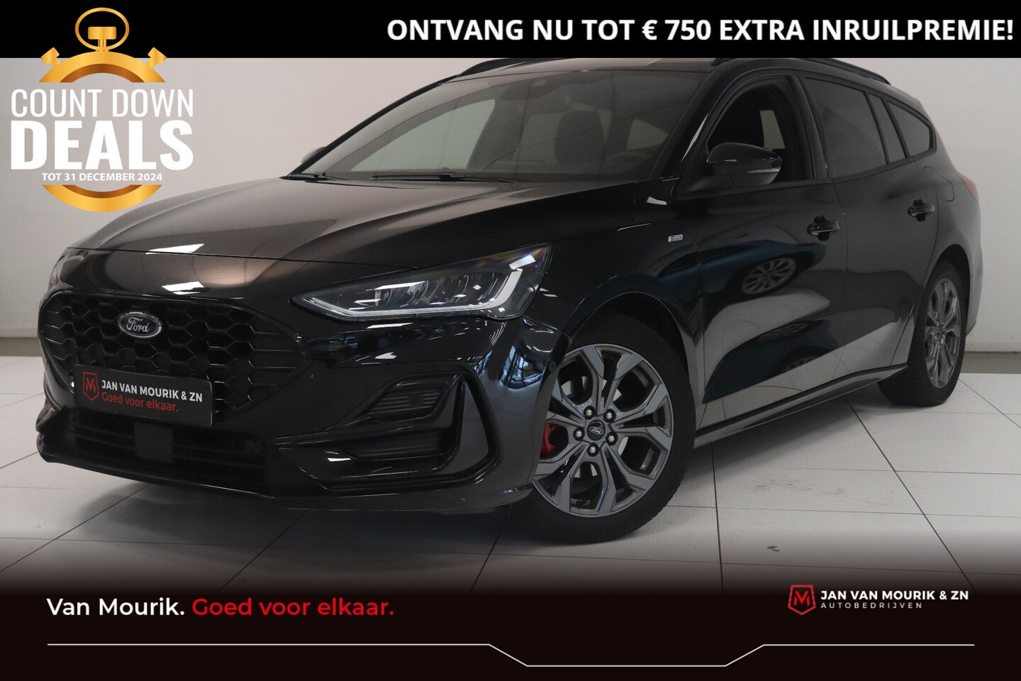 Ford Focus Wagon - 1.0 EcoBoost Hybrid ST Line X | Navigatie | Achteruitrijcamera | Pack Winter | - AutoWereld.nl