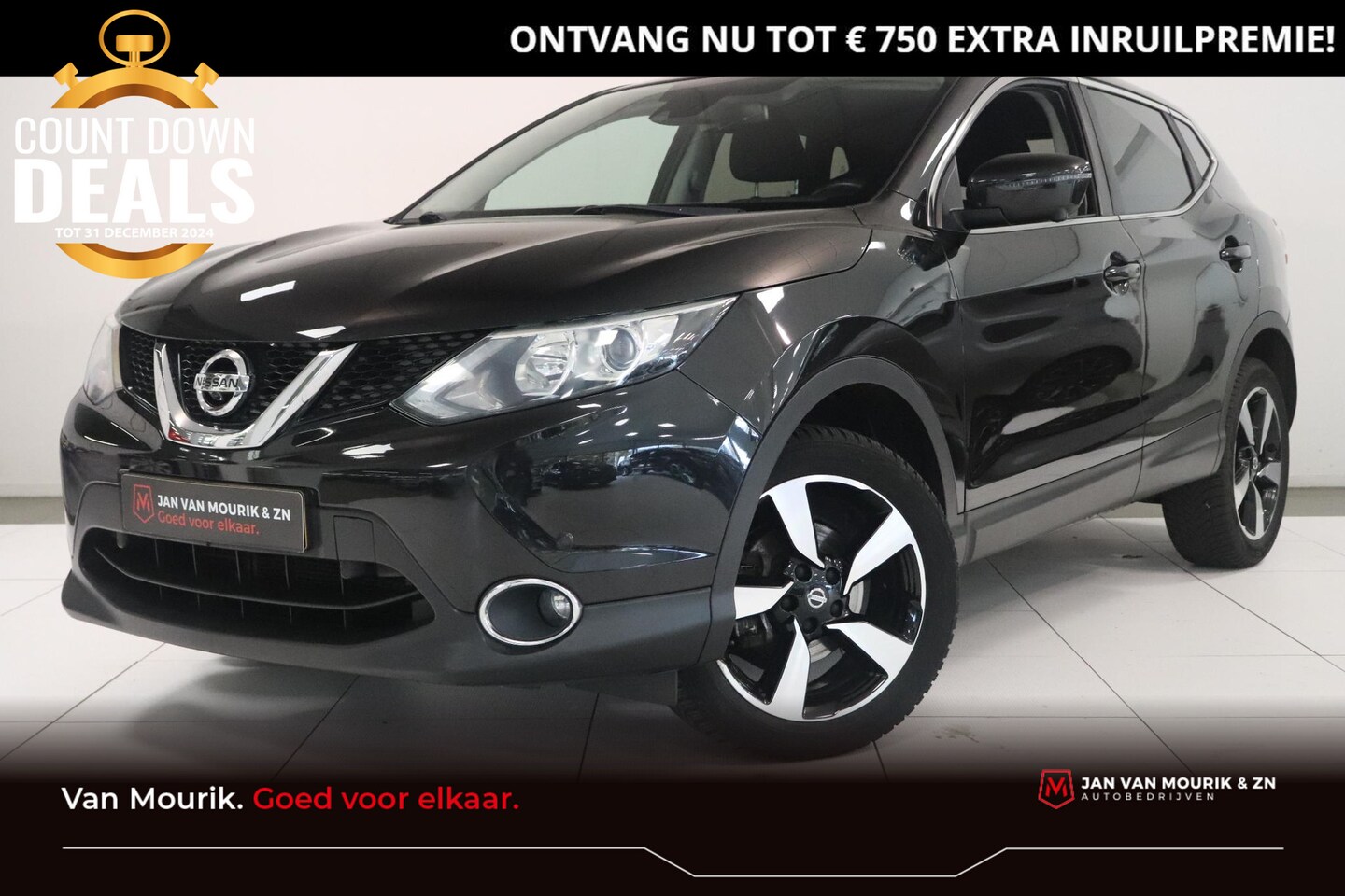 Nissan Qashqai - 1.2 DIG-T 115 N-Vision | 360°  Camera | Trekhaak | Navigatie | - AutoWereld.nl