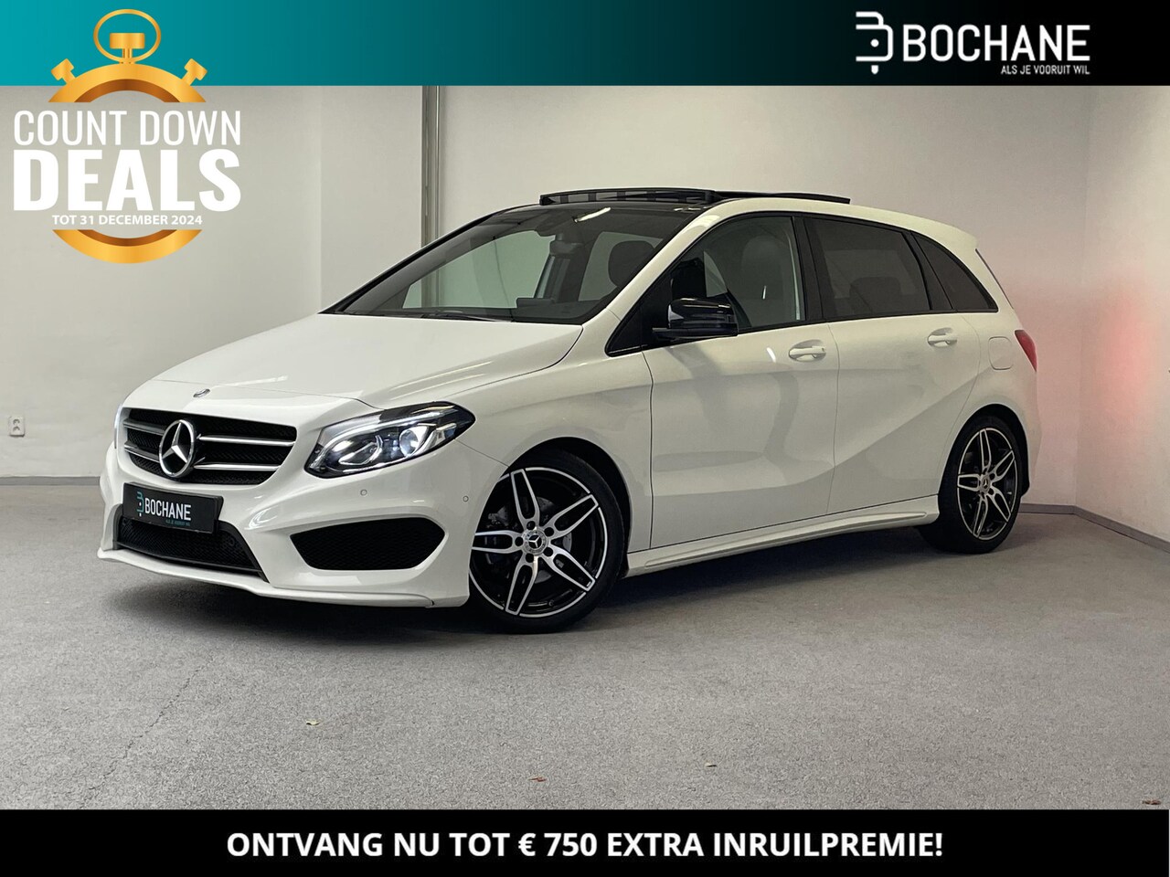 Mercedes-Benz B-klasse - 180 AMG Line | 1e-EIG | TREKHAAK | CAMERA | PANO | - AutoWereld.nl