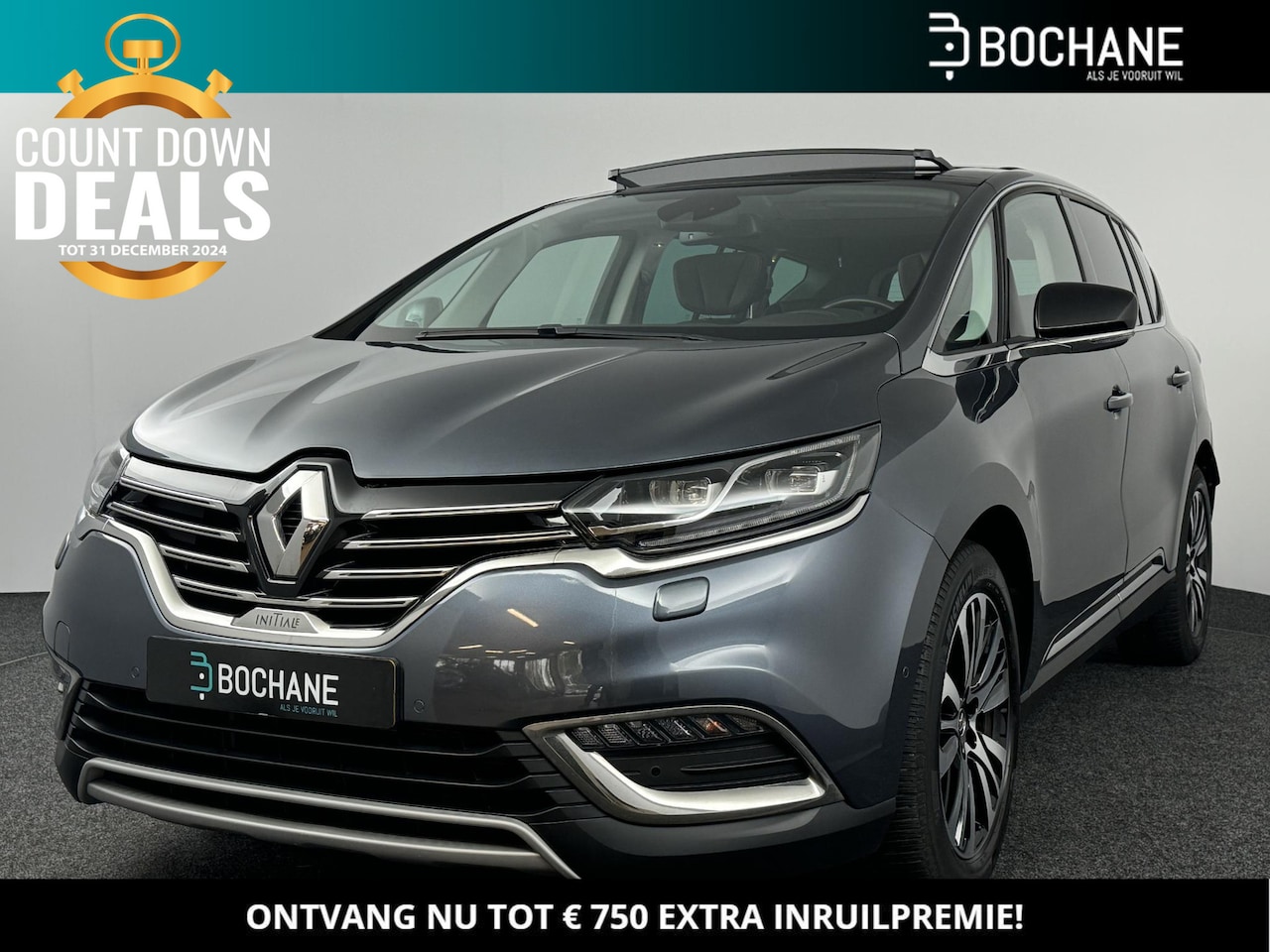 Renault Espace - 1.8 TCe 225 EDC Initiale Paris 7p. | 1e eigenaar + dealer onderhouden! | Bose | Panodak | - AutoWereld.nl