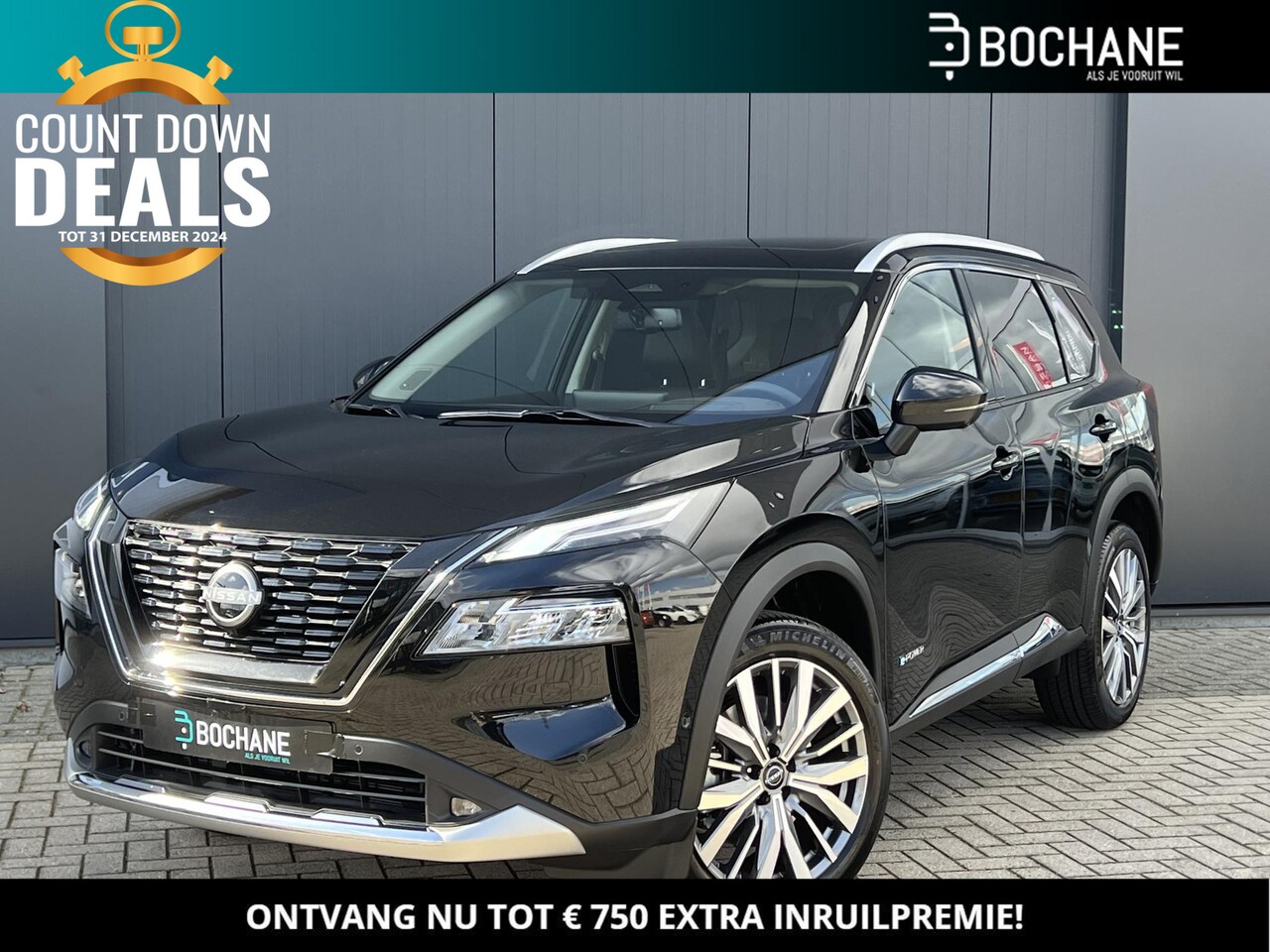 Nissan X-Trail - 1.5 e-4orce 4WD Tekna Plus | Trekhaak | Navigatie | Schuif-/kanteldak | 360º Camera | Lede - AutoWereld.nl