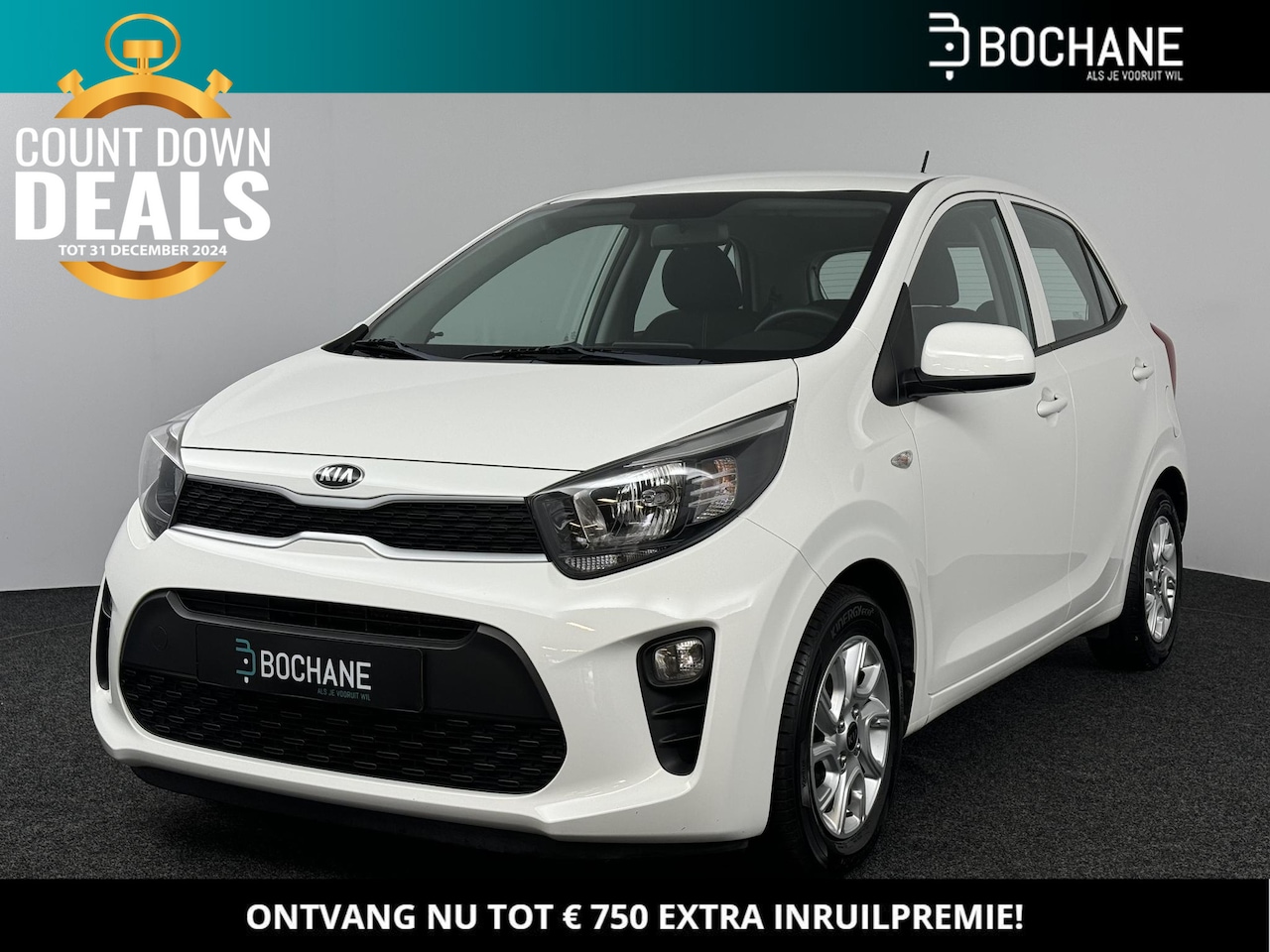 Kia Picanto - 1.0 CVVT EconomyPlusLine AIRCO | RADIO BLUETOOTH | LMV | - AutoWereld.nl