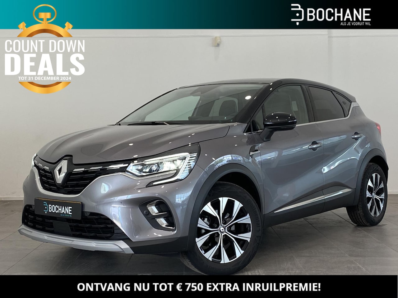 Renault Captur - 1.3 Mild Hybrid 160 EDC Techno CLIMA | CAMERA | CRUISE | NAVI | PDC | ANDROID & APPLE CARP - AutoWereld.nl