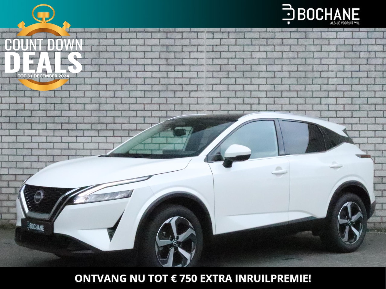 Nissan Qashqai - 1.3 MHEV 158 Xtronic N-Connecta | Panoramadak | Trekhaak | All-Season banden - AutoWereld.nl