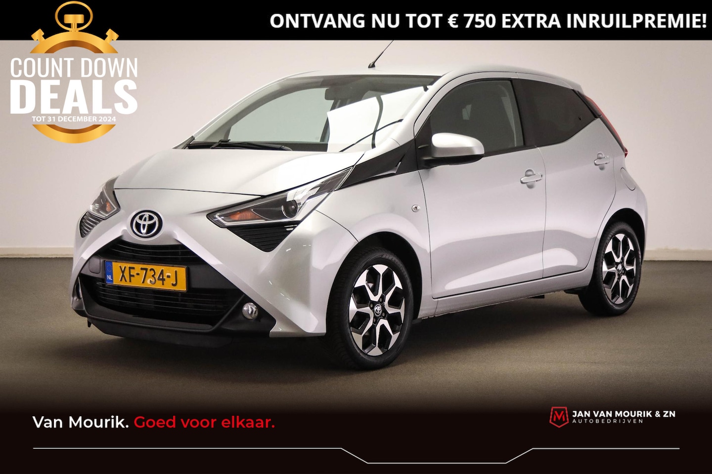 Toyota Aygo - 1.0 VVT-i x-joy | CLIMA | DAB | APPLE | CAMERA | 15" - AutoWereld.nl