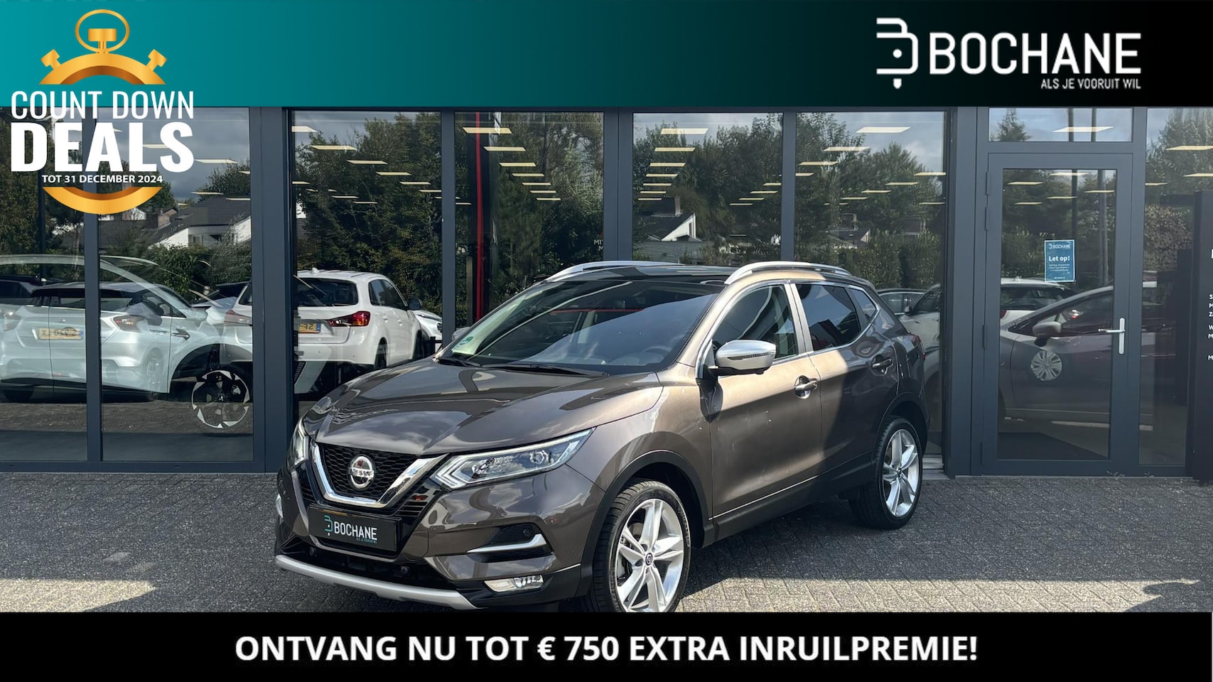 Nissan Qashqai - 1.3 DIG-T 140 N-Motion | Trekhaak | Panoramadak | 19 inch - AutoWereld.nl