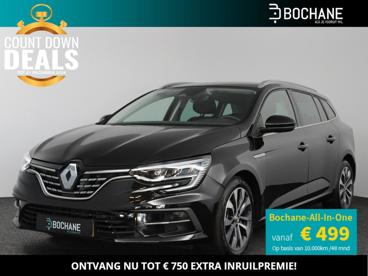 Renault Mégane Estate - 1.3 TCe 140 EDC Techno | Navi 9,3" | Clima | Cruise | LM velgen 17" | PDC V+A + Camera | S - AutoWereld.nl