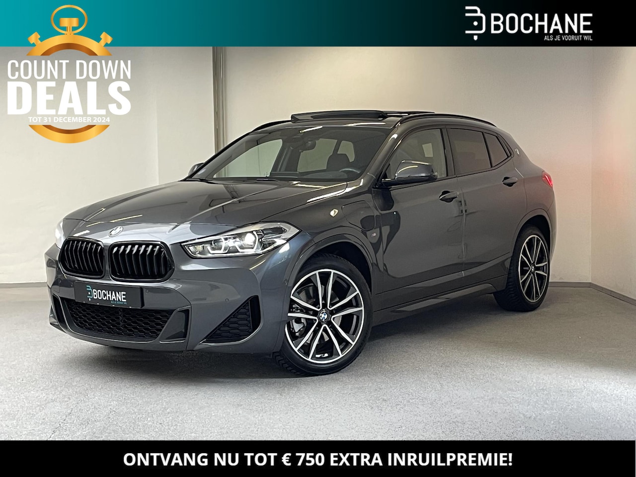 BMW X2 - xDrive25e M-Sport High Executive | 1e-EIG | PANO | LEDER | HEAD-UP | CAMERA | ORG.NL | - AutoWereld.nl