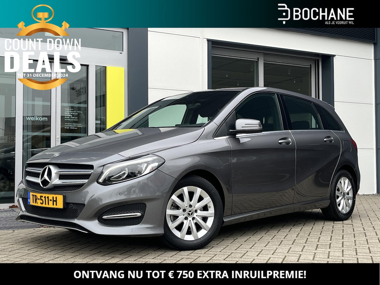 Mercedes-Benz B-klasse - 180 Ambition | AUTOMAAT | NAVIGATIE | 60000KM! | - AutoWereld.nl