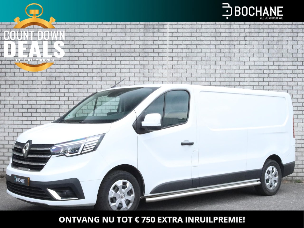 Renault Trafic - 2.0 dCi 130 T30 L2H1 Work Edition | Navigatie | Trekhaak | All-Season banden | Sidebars | - AutoWereld.nl