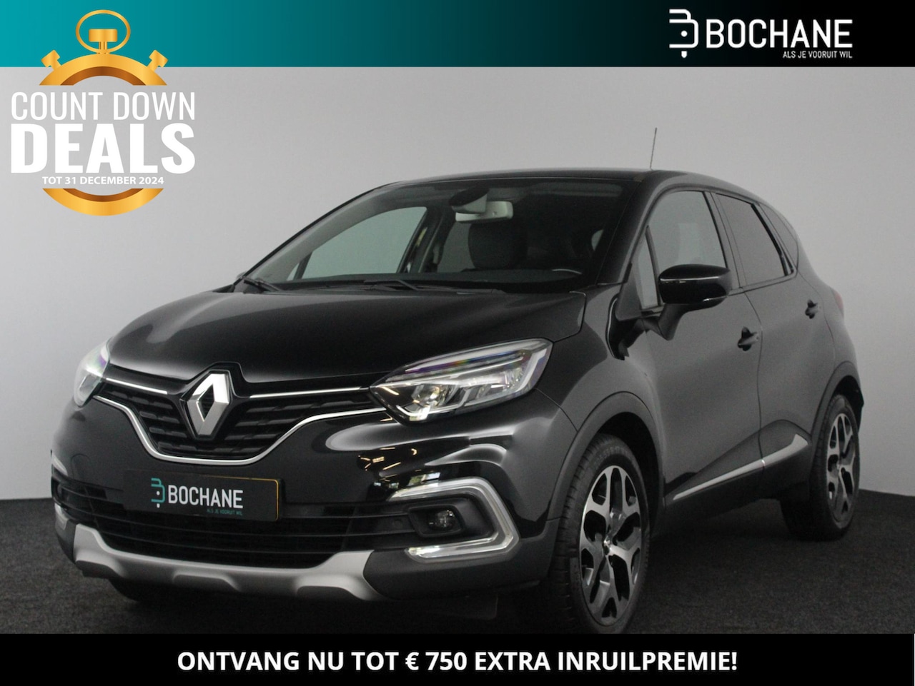 Renault Captur - 1.3 TCe 150 EDC Intens | Dealer onderhouden! | Leder + stoelverw. | Navi | Clima | Cruise - AutoWereld.nl