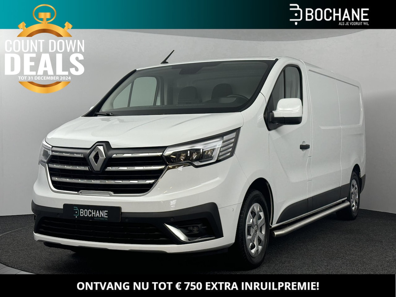 Renault Trafic - 2.0 dCi 130 T30 L2H1 Work Edition | Bedrijfswageninrichting | NL-auto! | LED | Navi | Airc - AutoWereld.nl