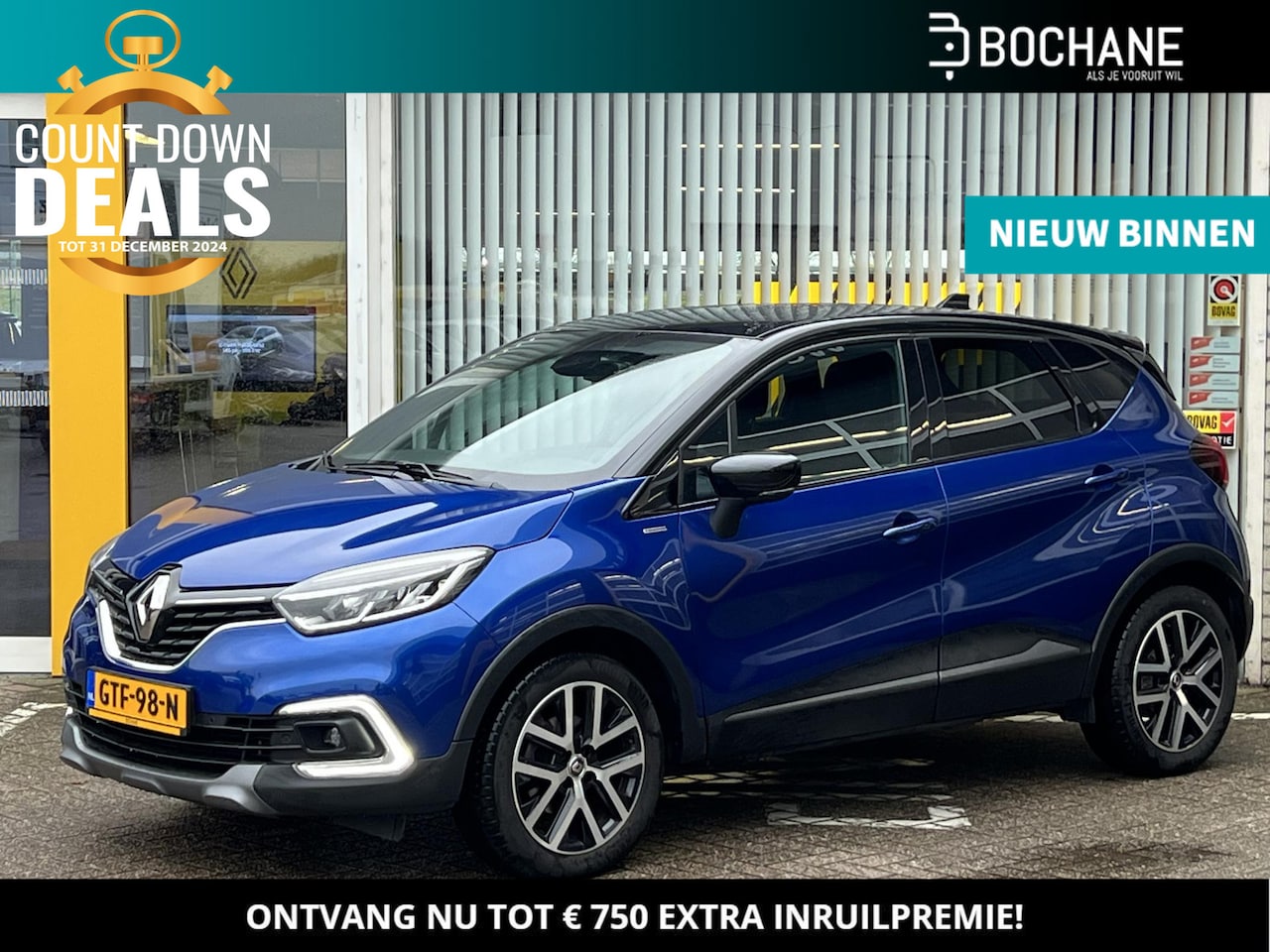 Renault Captur - 1.3 TCe 150 EDC Version S | Stoelverwarming - AutoWereld.nl