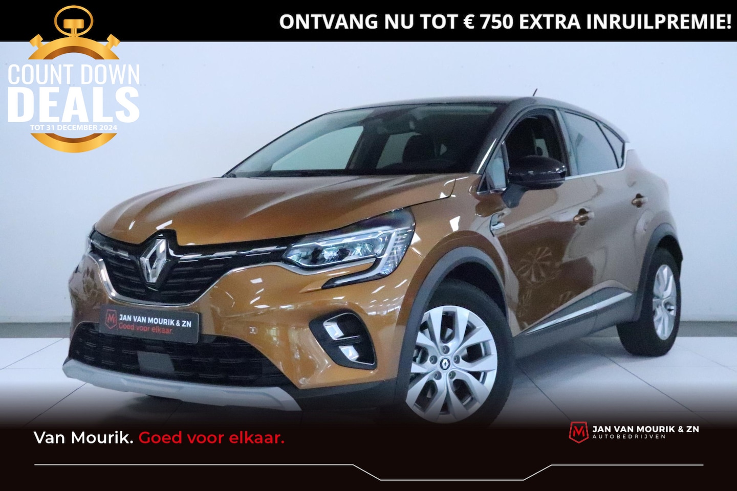 Renault Captur - 1.6 E-Tech Hybrid 145 Intens | Navigatie | Achteruitrijcamera | Parkeersensoren | - AutoWereld.nl