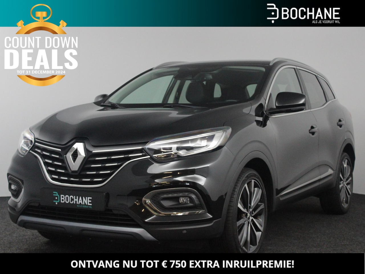 Renault Kadjar - 1.3 TCe 140 EDC Intens | Lederen Bekleding | Stoelverwarming | Lichtmetalen velgen 19" - AutoWereld.nl