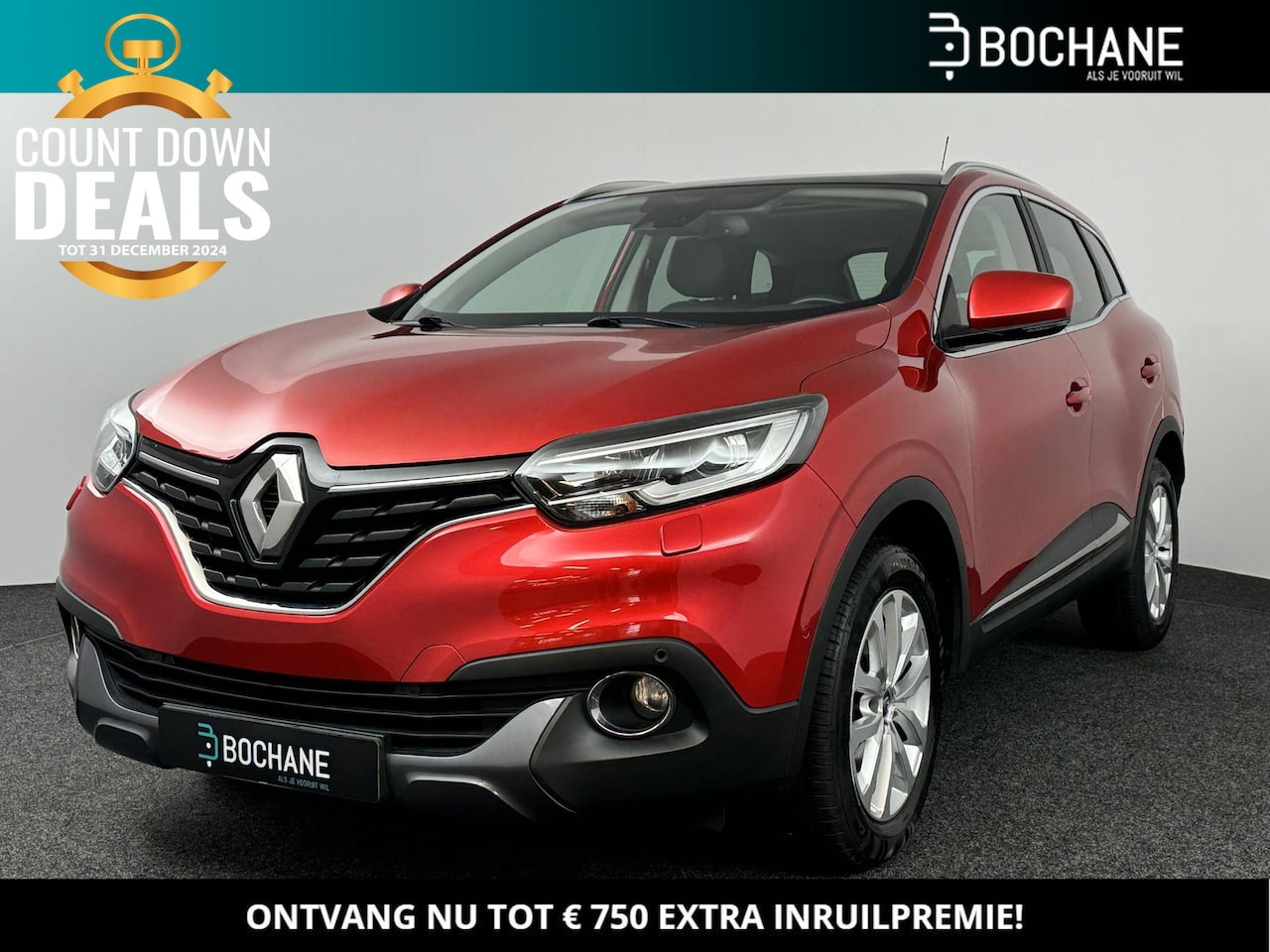 Renault Kadjar - 1.2 TCe 130 EDC Intens | 1e eigenaar + dealer onderhouden | Leder | Panodak | Trekhaak | S - AutoWereld.nl