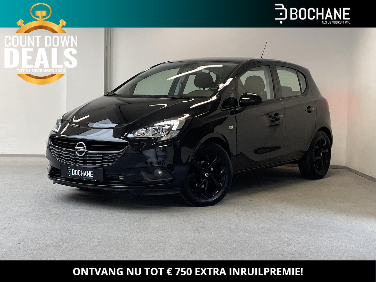 Opel Corsa - 1.4 120 Jaar Black Edition | CARPLAY | CAMERA | STOELVERWARMING | - AutoWereld.nl