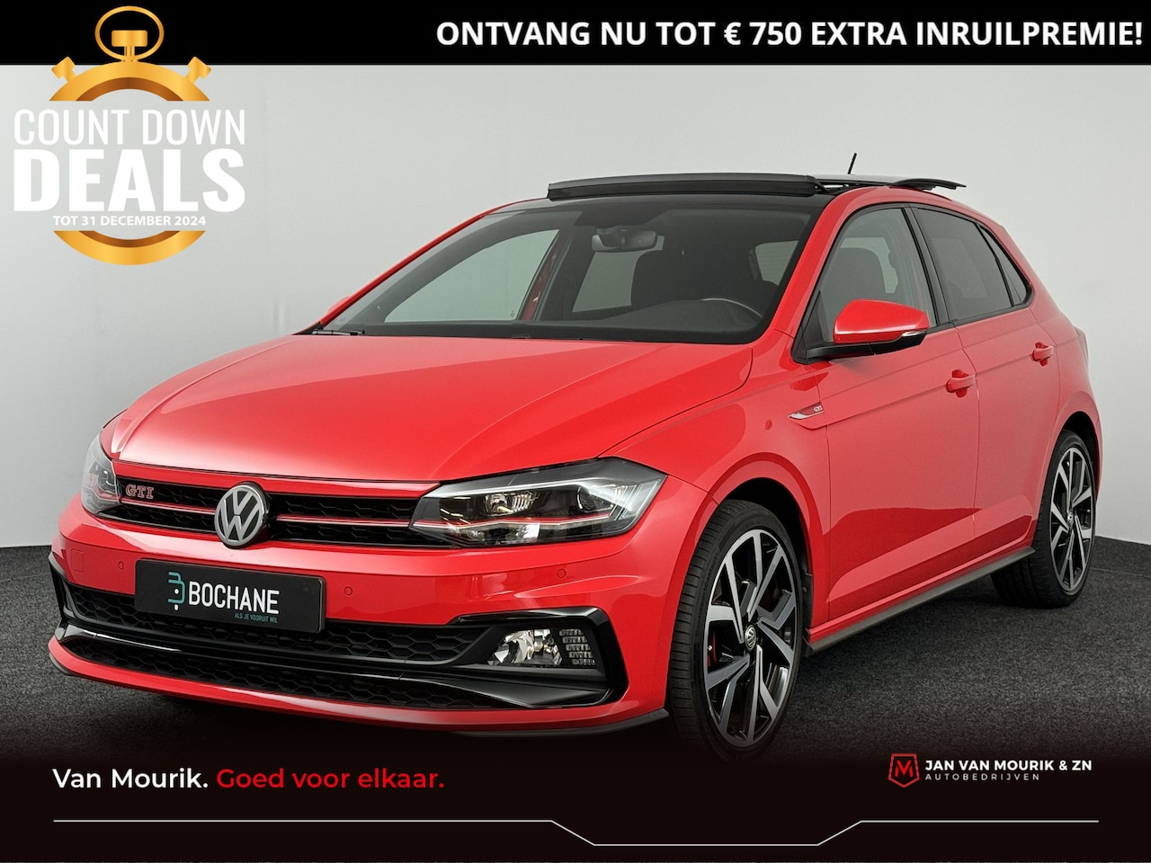 Volkswagen Polo - 2.0 TSI GTI | Keyless | Panoramadak | LED | 18 inch - AutoWereld.nl