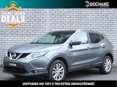 Nissan Qashqai - 1.6 DIG-T 163 Tekna | Panoramadak | Trekhaak | Lederen Bekleding | 360° Camera |