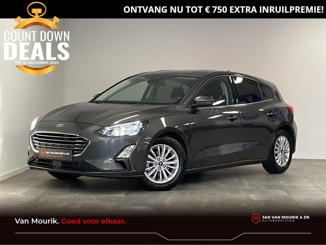 Ford Focus - 1.0 EcoBoost 125 Titanium X Business | Stoelverwarming | Comfortstoelen - AutoWereld.nl