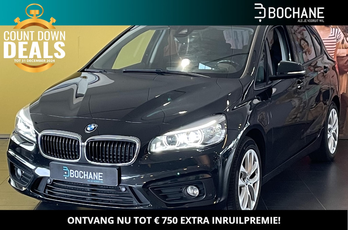 BMW 2-serie Active Tourer - 225xe Luxury | Navigatie | Head-Up Display | Trekhaak - AutoWereld.nl