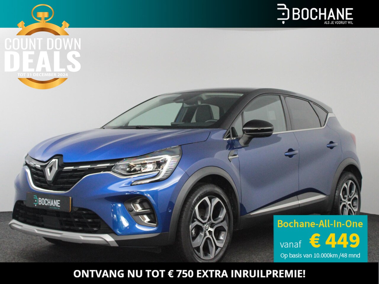 Renault Captur - 1.0 TCe 90 Techno | 1e eigenaar! | 39.431 KM | BOSE | Navi 9,3" | Clima | Cruise | LM velg - AutoWereld.nl