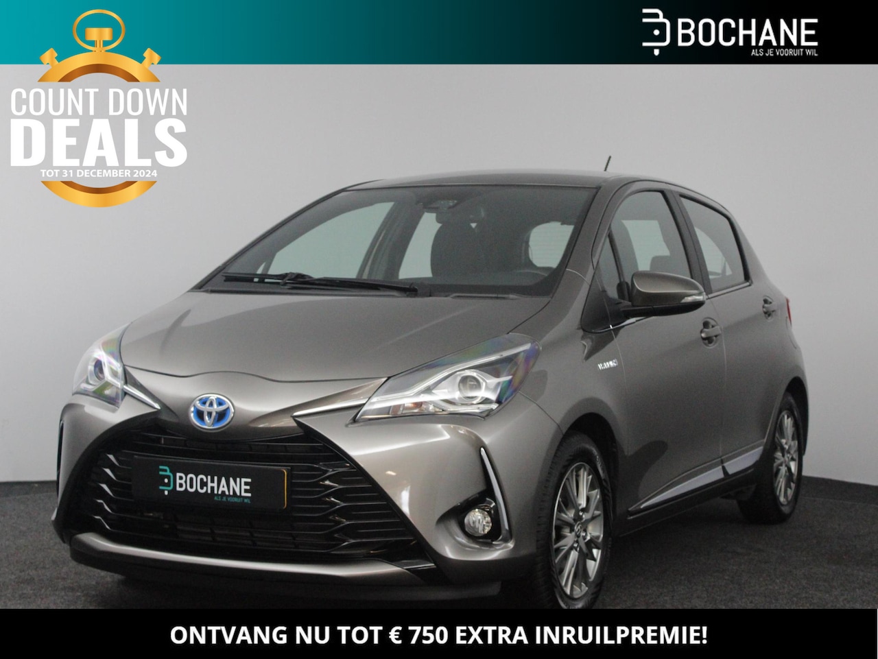 Toyota Yaris - 1.5 Hybrid Executive | NL-auto + dealer onderhouden | Trekhaak | Navi | Clima | Cruise | L - AutoWereld.nl