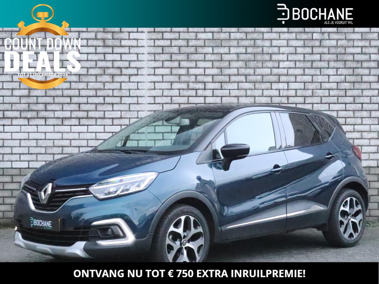 Renault Captur - 1.3 TCe 150 EDC Intens | Achteruitrijcamera | Parkeersensoren - AutoWereld.nl