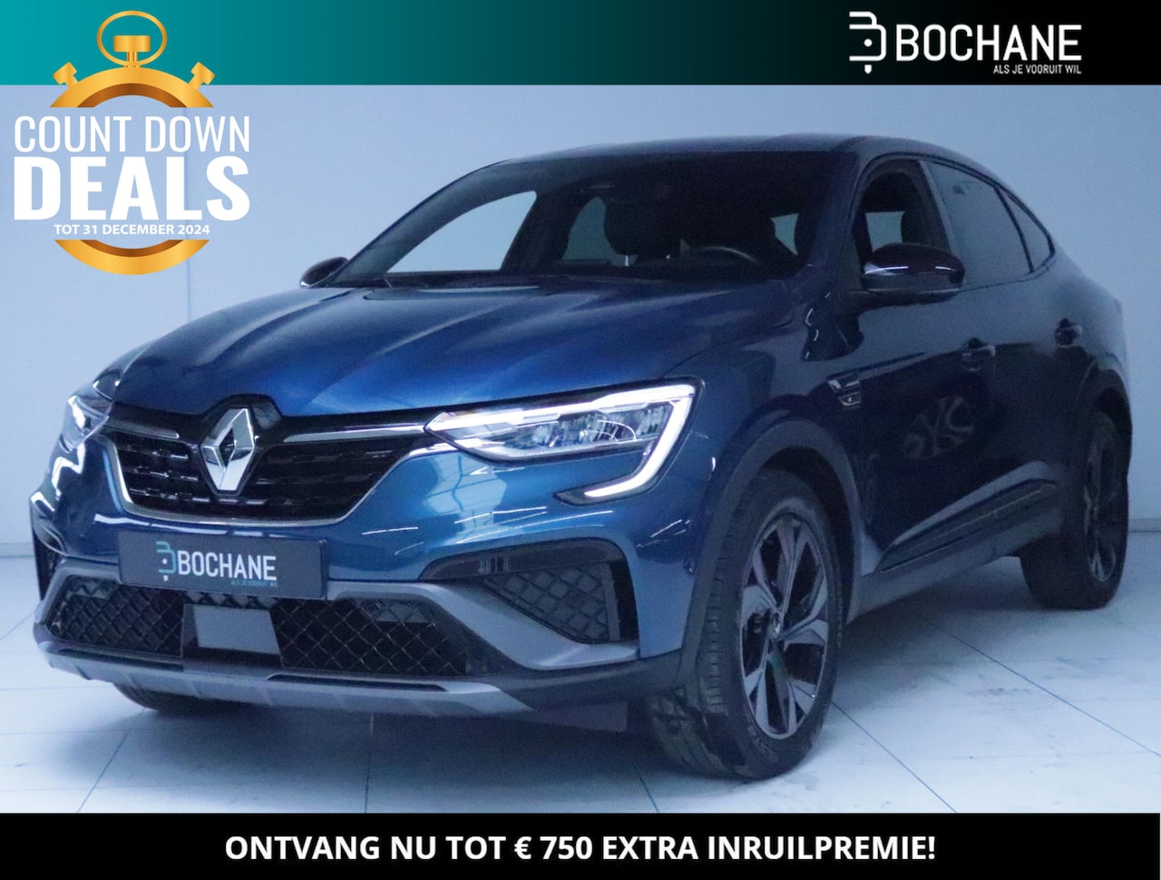 Renault Arkana - 1.6 E-Tech Hybrid 145 R.S. Line Leder/Clima/Camera - AutoWereld.nl