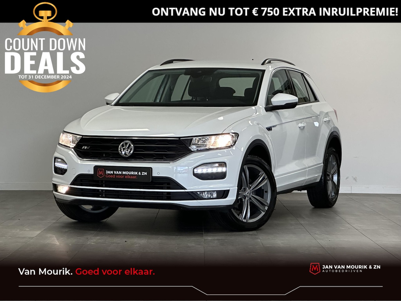 Volkswagen T-Roc - 1.0 TSI Style | R-Line | Stoelverwarming | Carplay - AutoWereld.nl