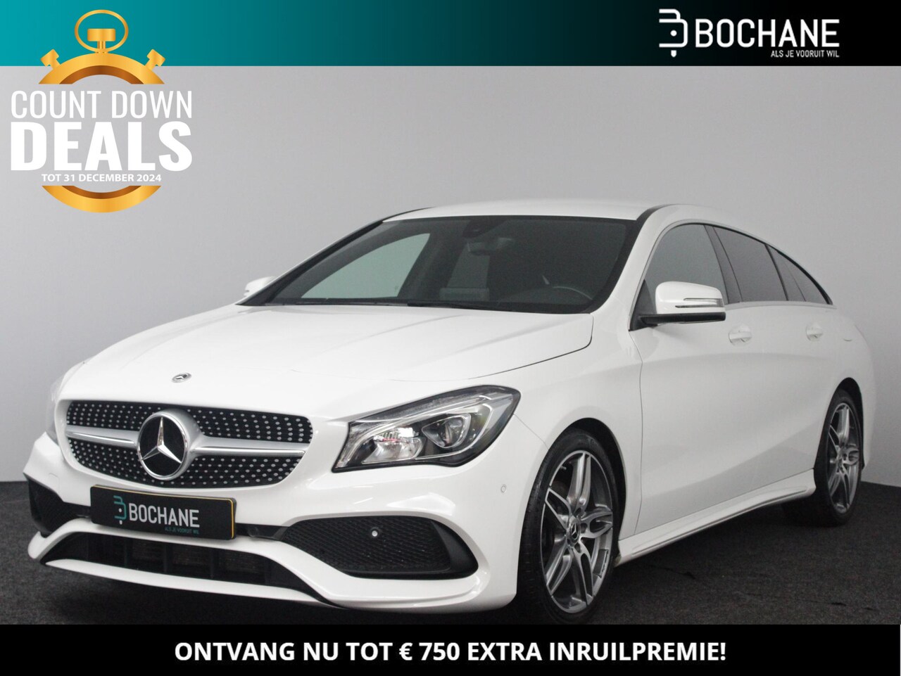 Mercedes-Benz CLA-klasse Shooting Brake - 180 | AMG Line | NL-auto | Navi | Airco | Cruise | Stoelverw. | PDC V+A + Camera - AutoWereld.nl