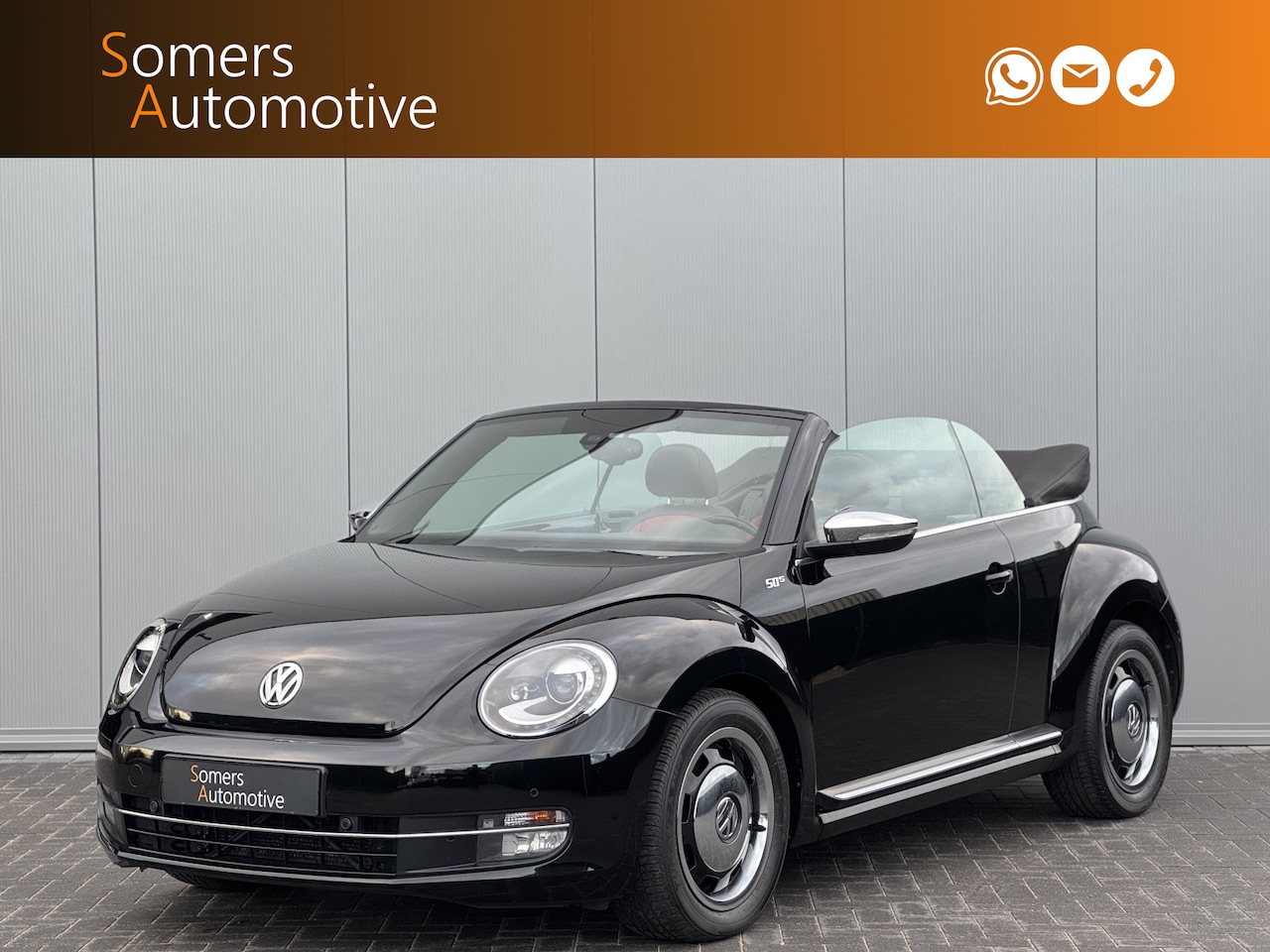 Volkswagen Beetle Cabriolet - 1.2 TSI DSG 50's Edition | Leder | Navigatie | Retro 17" - AutoWereld.nl