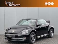 Volkswagen Beetle Cabriolet - 1.4 TSI DSG 50's Edition | Leder | Xenon LED | Navigatie | Retro 17"