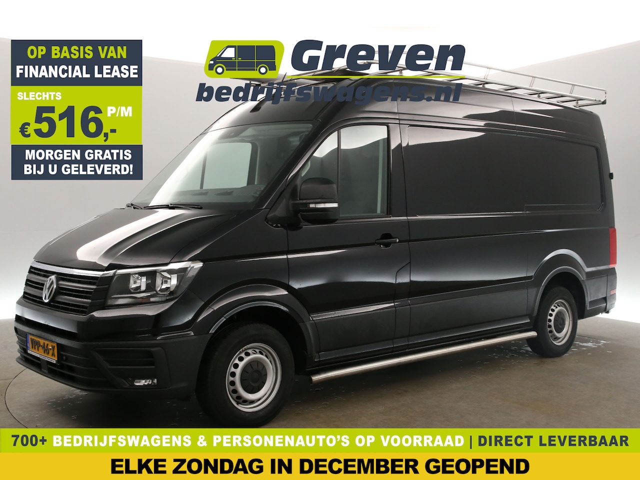 Volkswagen Crafter - 35 2.0 TDI L3H3 140PK Airco Cruise Carplay 3 Persoons Imperiaal PDC Trekhaak - AutoWereld.nl