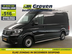 Volkswagen Crafter - 35 2.0 TDI L3H3 140PK Airco Cruise Carplay 3 Persoons Imperiaal PDC Trekhaak