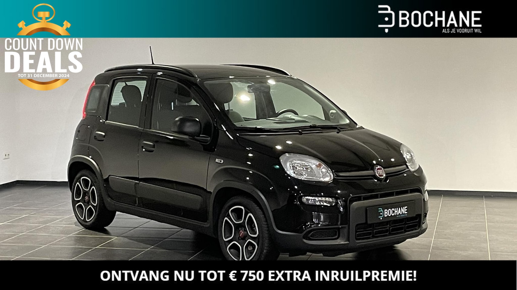 Fiat Panda - 1.0 Hybrid 70 City Life | Mild Hybrid | Handgeschakeld | Carplay - AutoWereld.nl