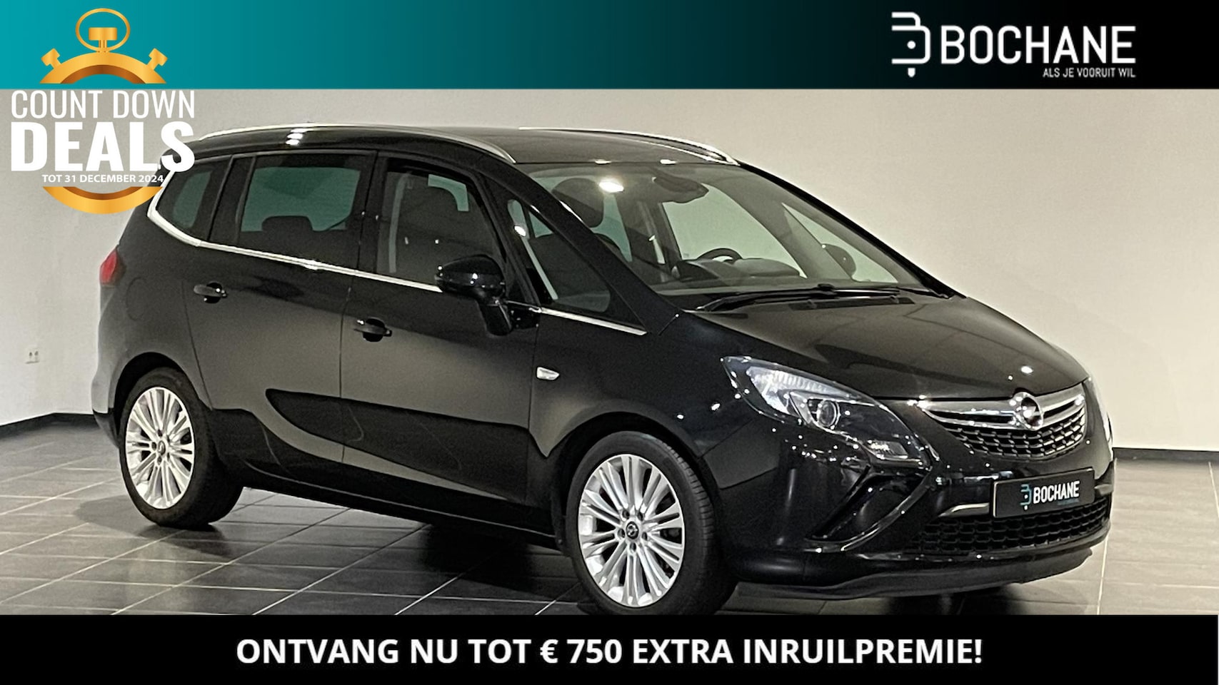 Opel Zafira Tourer - 1.4 Turbo Rhythm | Navigatie | Trekhaak | - AutoWereld.nl