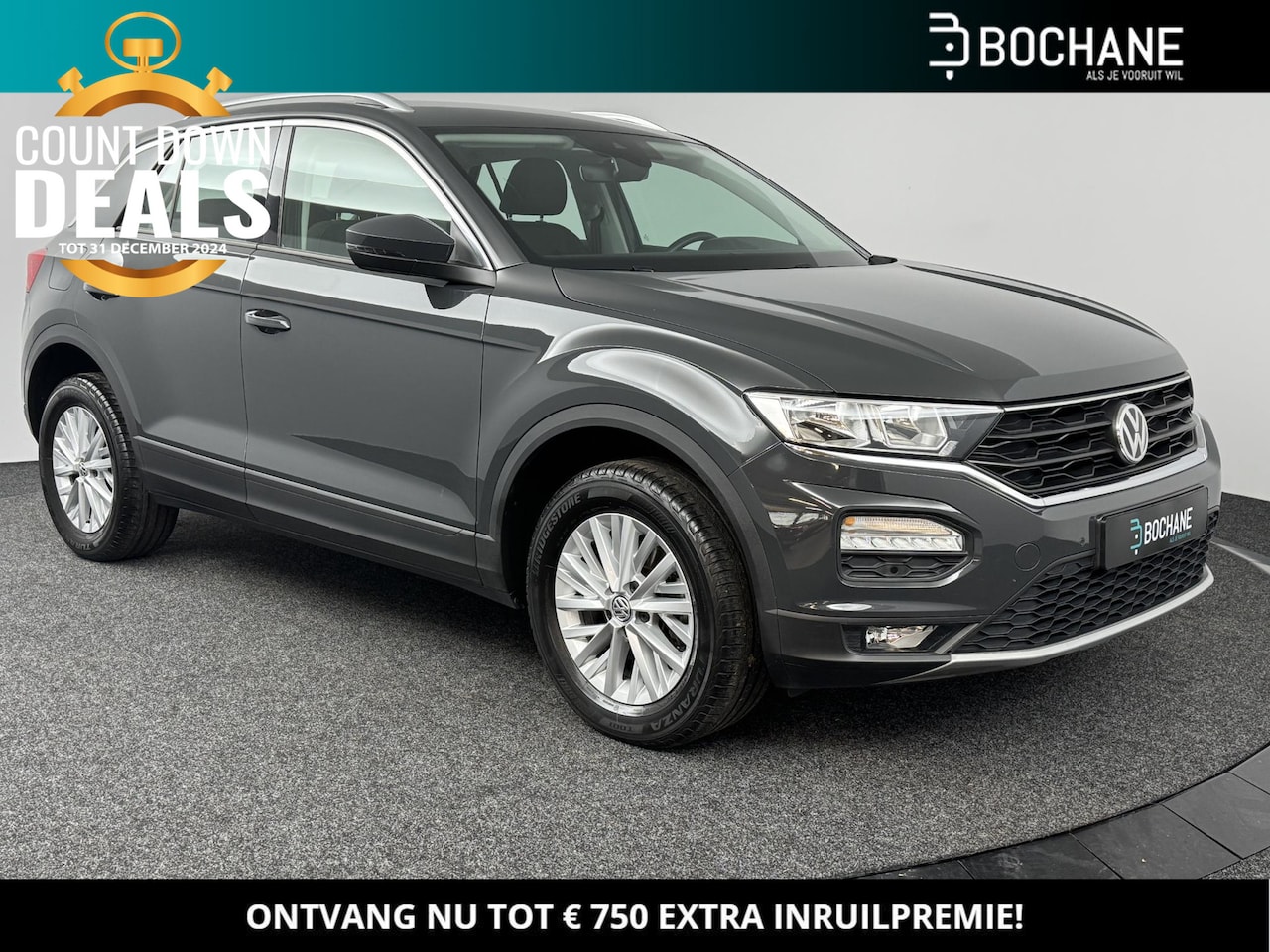 Volkswagen T-Roc - 1.0 TSI Style Business | Climate Control | Trekhaak - AutoWereld.nl