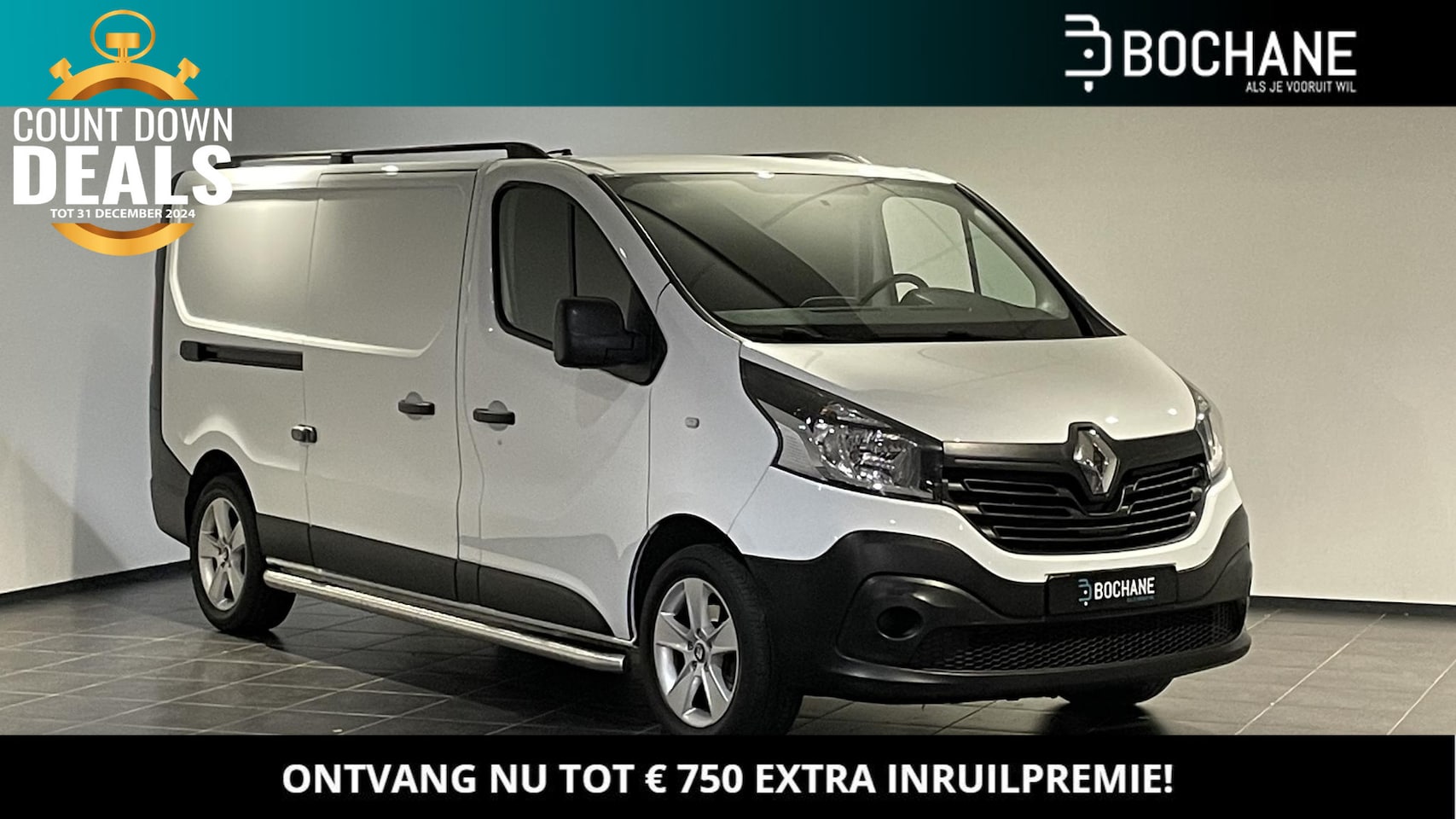 Renault Trafic - 1.6 dCi 115 T29 L2H1 Comfort | Navigatie | Airco | Parkeersensoren | Betimmering - AutoWereld.nl