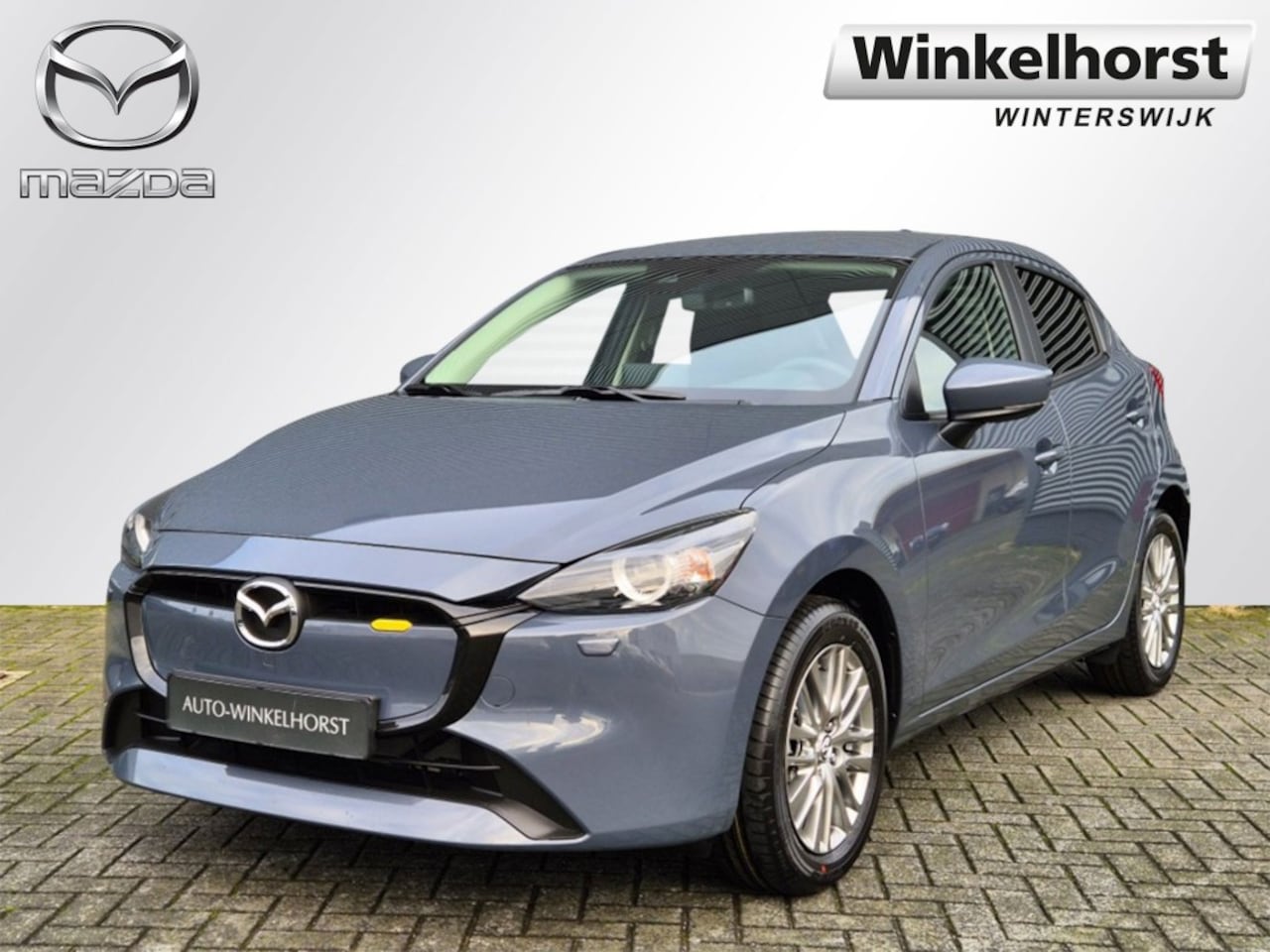 Mazda 2 Hybrid - E- SKYACTIV- G 90 6MT M-HYBRID EXCLUSIVE-LINE /€1000 VOORDEEL - AutoWereld.nl