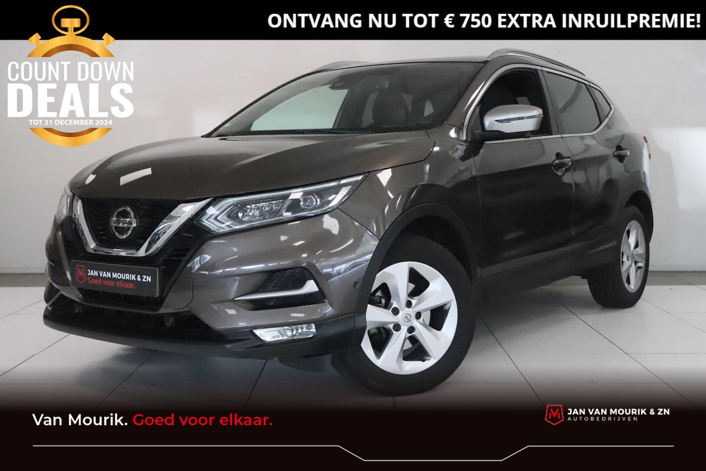 Nissan Qashqai - 1.3 DIG-T 140 Tekna + | Trekhaak | Lederen bekleding | BOSE | Panoramadak | - AutoWereld.nl