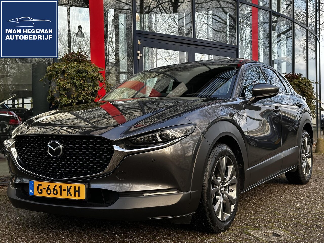 Mazda CX-30 - 2.0 e-SkyActiv-X M Hybrid Luxury AUTOMAAT | Schuif/kanteldak | Navi | Apple Carplay | Leer - AutoWereld.nl