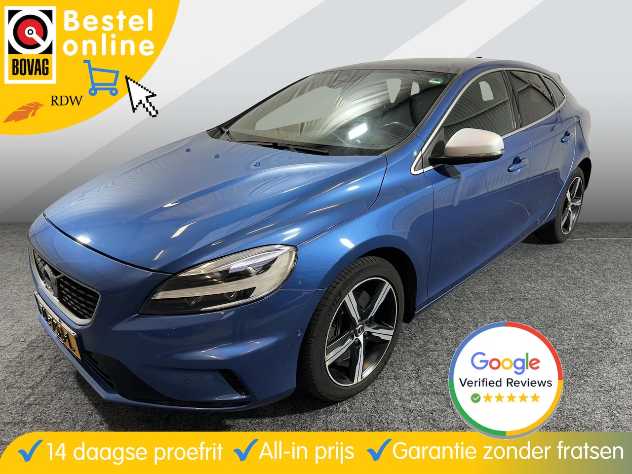 Volvo V40 - 1.5 T3 Polar+ Sport R-DESIGN|PANORAMA - AutoWereld.nl