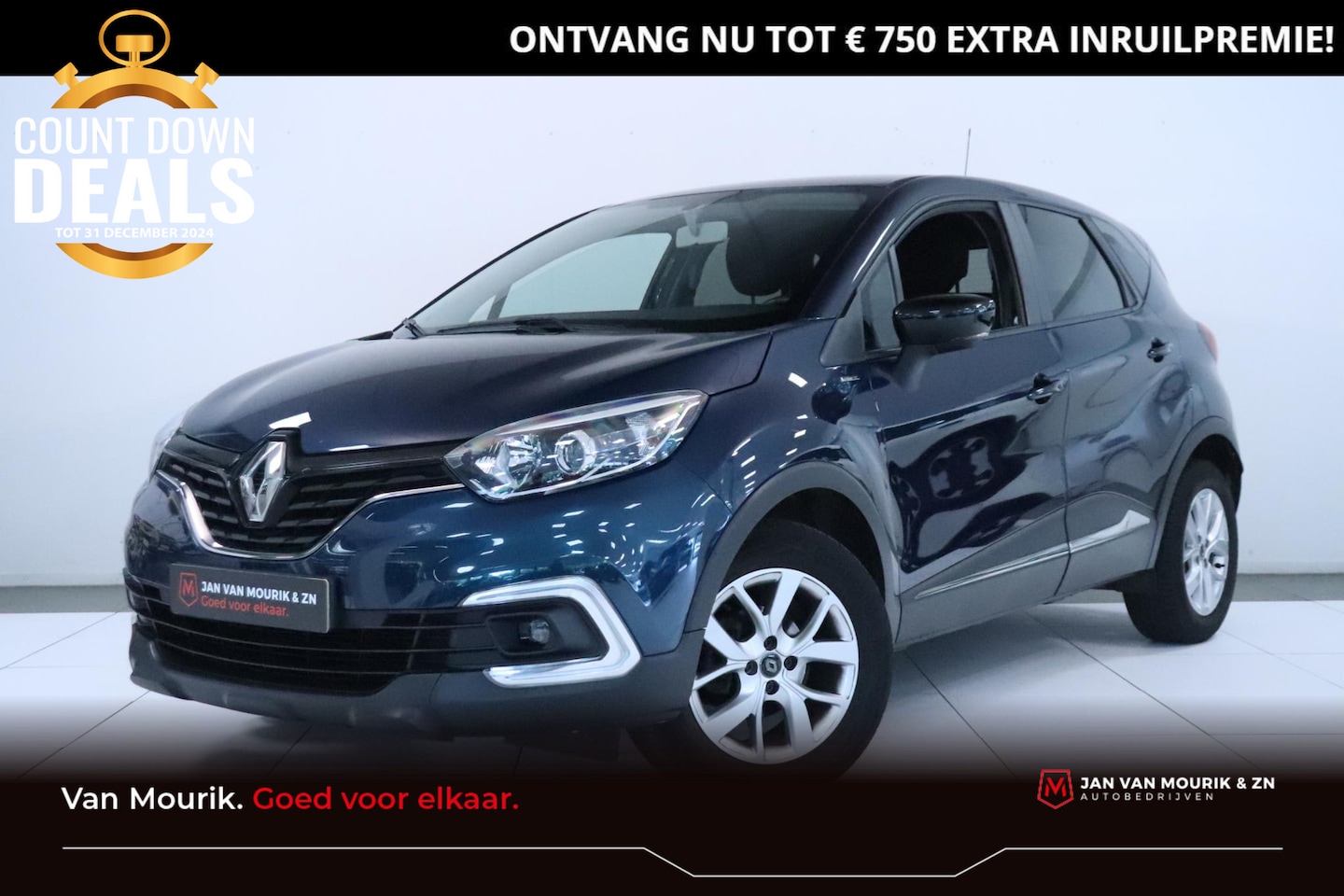 Renault Captur - TCe 90PK Limited | Navigatie | Parkeersensoren | Cruise Control | - AutoWereld.nl