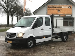 Mercedes-Benz Sprinter - 313 CDI Euro 5 DC 7-Pers L3H1 Pick-Up Open Laadbak Airco Trekhaak 2.8t