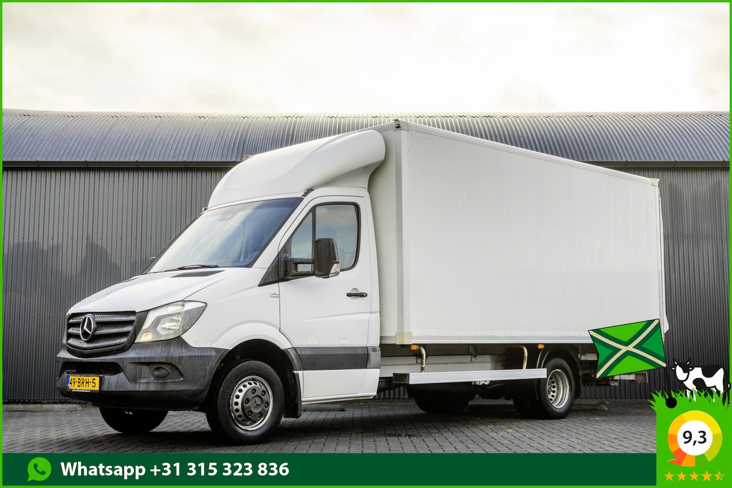 Mercedes-Benz Sprinter - 514 Bakwagen met laadklep | Marge | Euro 6 | 143 PK - AutoWereld.nl