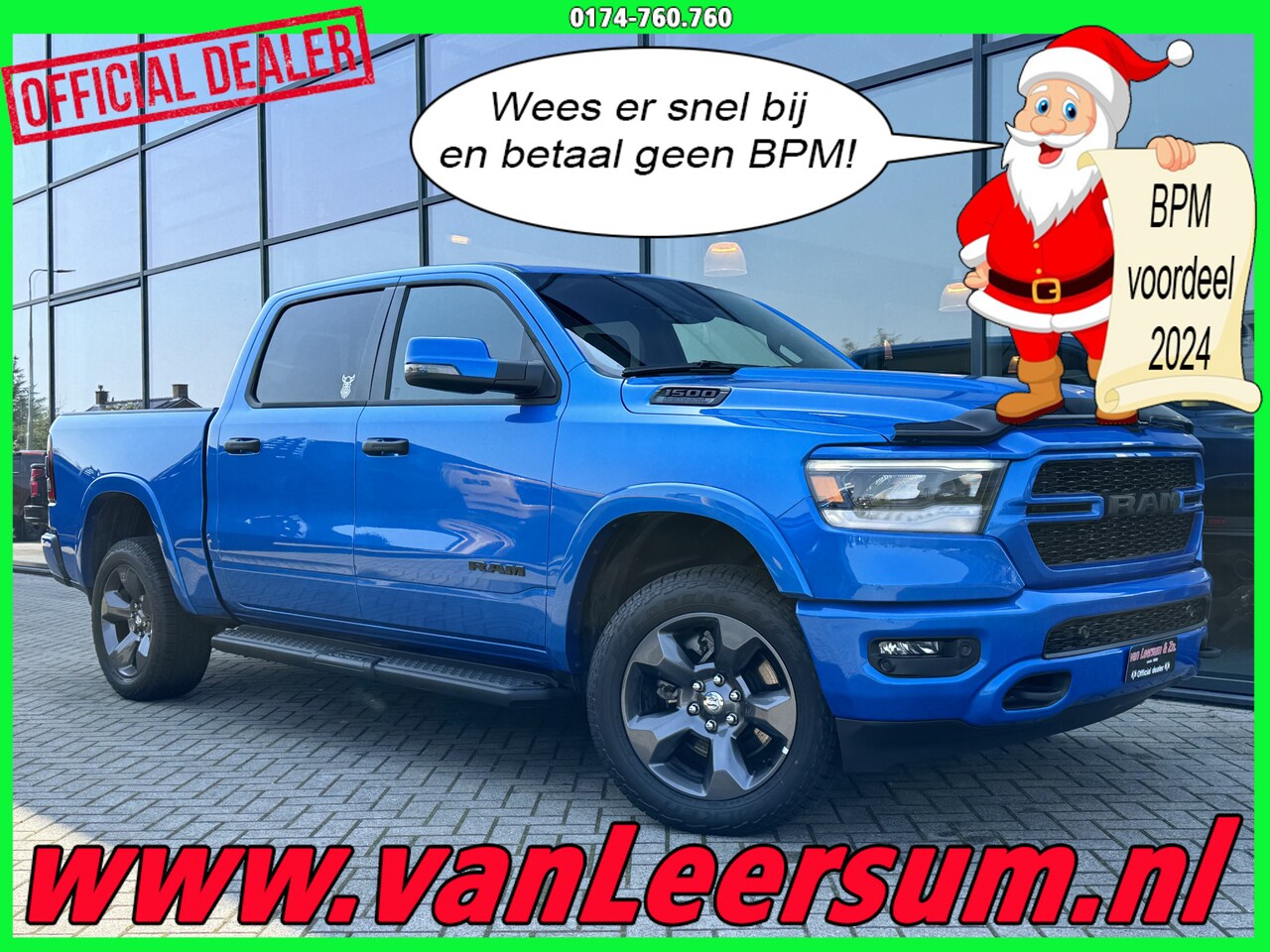 Dodge Ram 1500 - Big Horn Build to Serve | Hydro Blue | Achteruitrijcamera - AutoWereld.nl