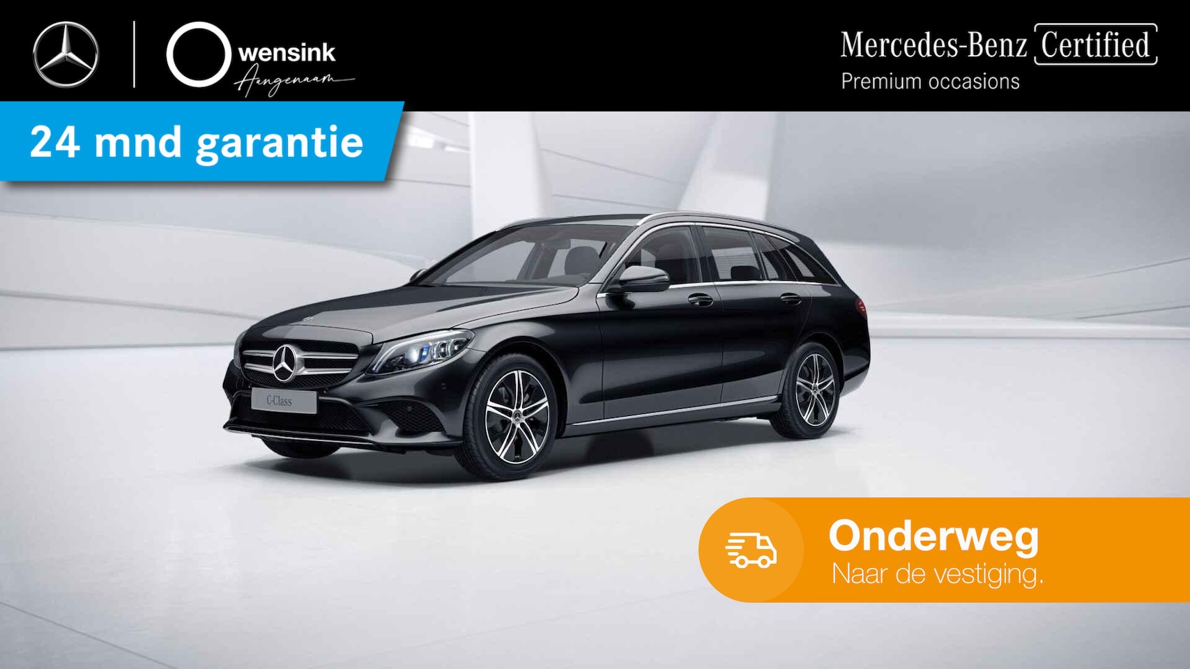 Mercedes-Benz C-klasse Estate - 160 Premium Plus Pack | Panoramadak | Multibeam | Stoelverwarming | Widescreen | Sfeerverl - AutoWereld.nl