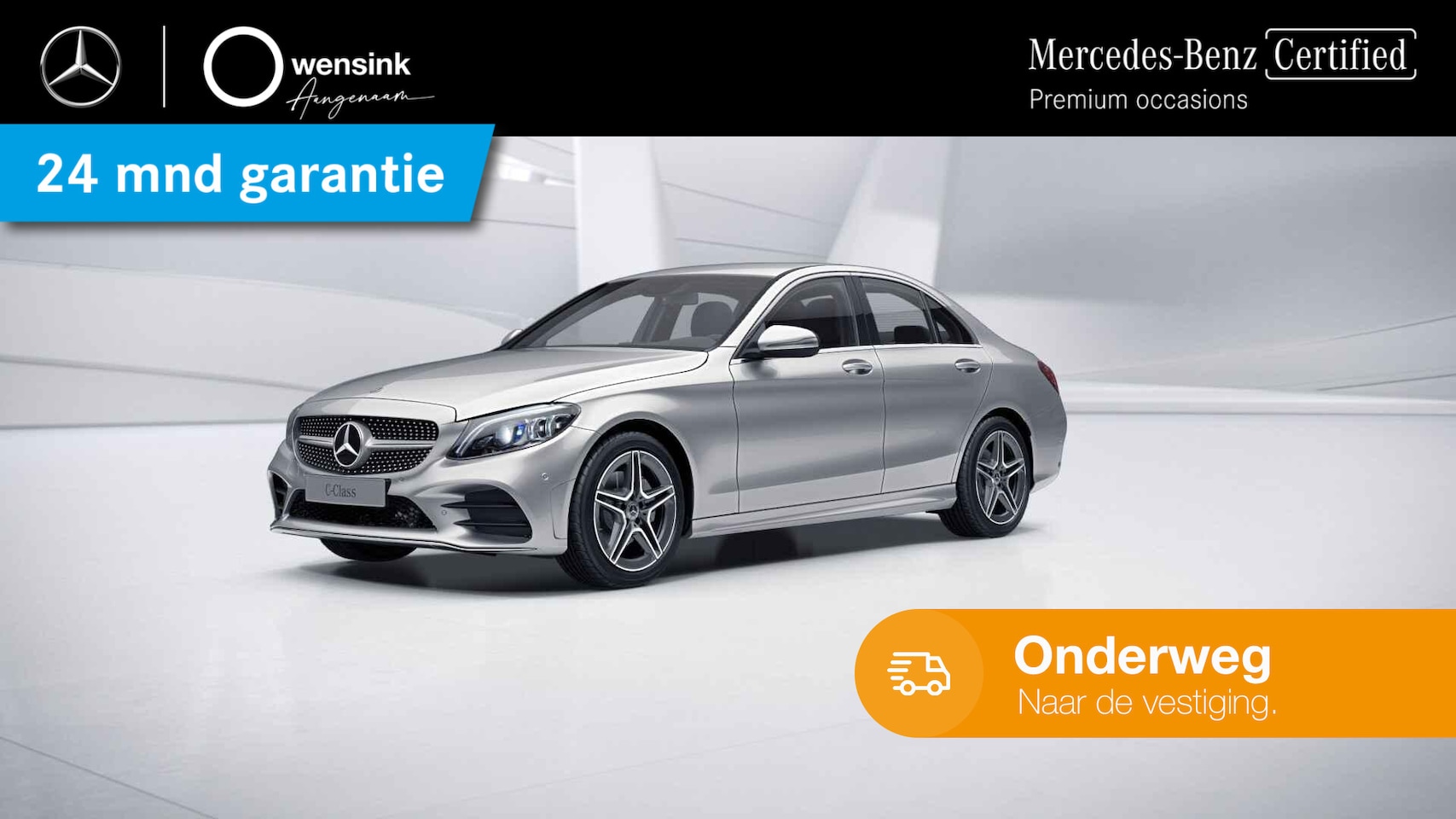 Mercedes-Benz C-klasse - 180 Business Solution AMG | Multibeam | Stoelverlichting | Sfeerverlichting | Achteruitrij - AutoWereld.nl