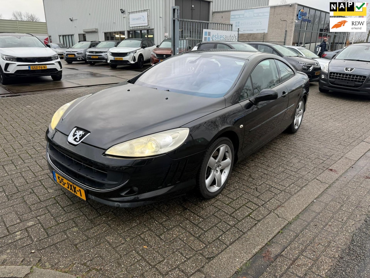 Peugeot 407 Coupé - 3.0-24V Pack 3.0-24V Pack, Leder, Navi, NAP, Nette auto - AutoWereld.nl